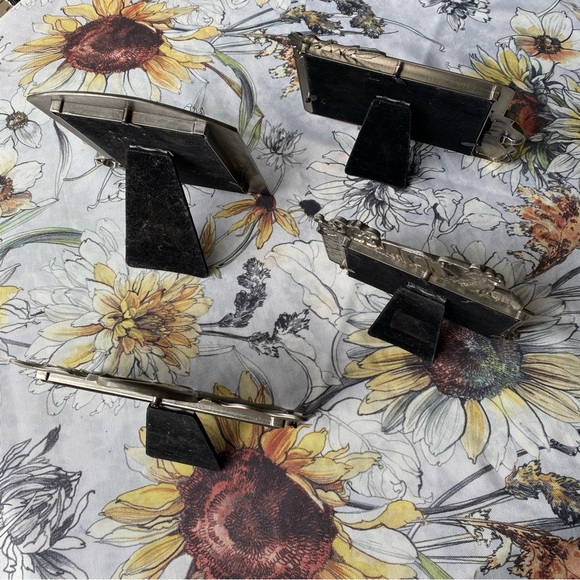 Fetco Bundle of 4 + BONUS Metal Picture Frames Baby Blocks Zoo Animals Moon Star - Picture 11 of 11